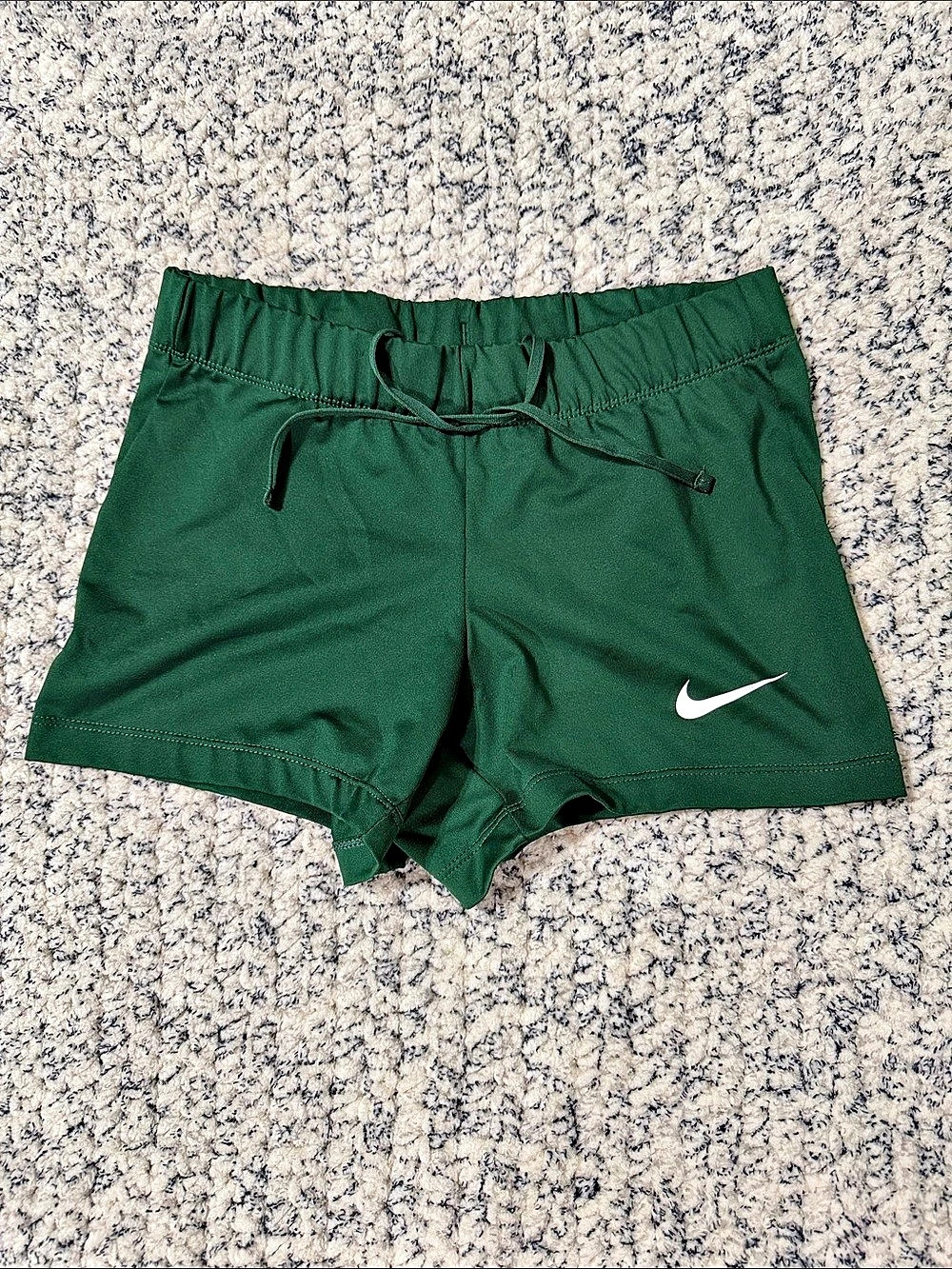 Nike Athletic Shorts in Green Size Small